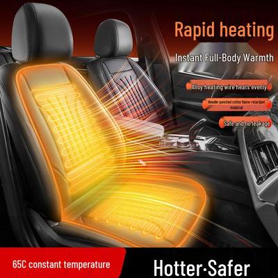Car Seat Heating Cushion - 12V/24V Electric Plush Pad for Winter Warmth, Single/Double Mattress