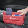 Universal Car Seat Gap Organizer PU Auto Console Side Pocket Seat Crevice Storage Box For Seat Leon Altea Exe Interior Accessory
