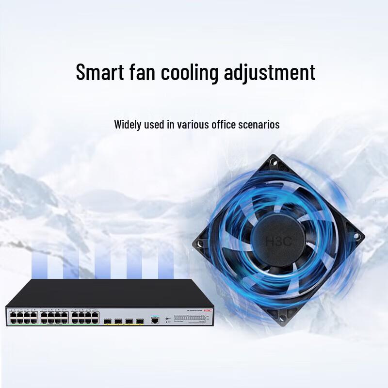 H3C S5024PV6-EI-HPWR L2 Managed PoE Ethernet Switch