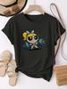 Women's Workout T-Shirt - Stretchy Gym & Casual Top with Weightlifting Graphic Harajuku Short Sleeve Casual  Aesthetic Clothes