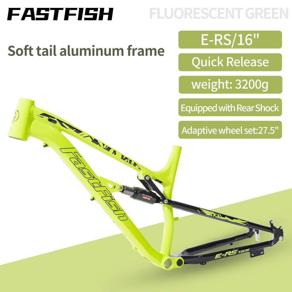 

2024 XC Full Suspension MTB Bike Frame 26 27.5 16inch 27.5er Aluminum Alloy Downhill Enduro Mountain Bike Shock Absorber
