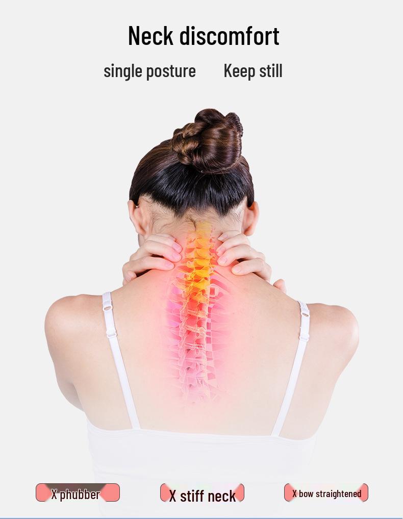 Cross-Border Cervical Pillow: Heated Neck Support, Memory Foam for Comfortable Sleep, Removable & Washable for Side Sleepers