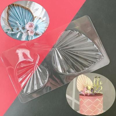 New Transparent Palm Leaf Chocolate Mould DIY Fondant Printing Cake Stencil Mousse Mold Cake Decorating Tools Baking Accessories