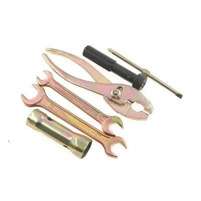 1 conjunto universal ferramenta de reparo da motocicleta moto chave ferramentas plug chave fenda manga alicates chaves kit acessórios