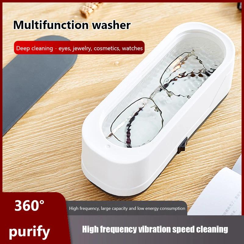 Plastic Glasses Cleaning Machine Multipurpose Automatic Cleaning Box Portable Electric Simple Operation for Everyday Objects