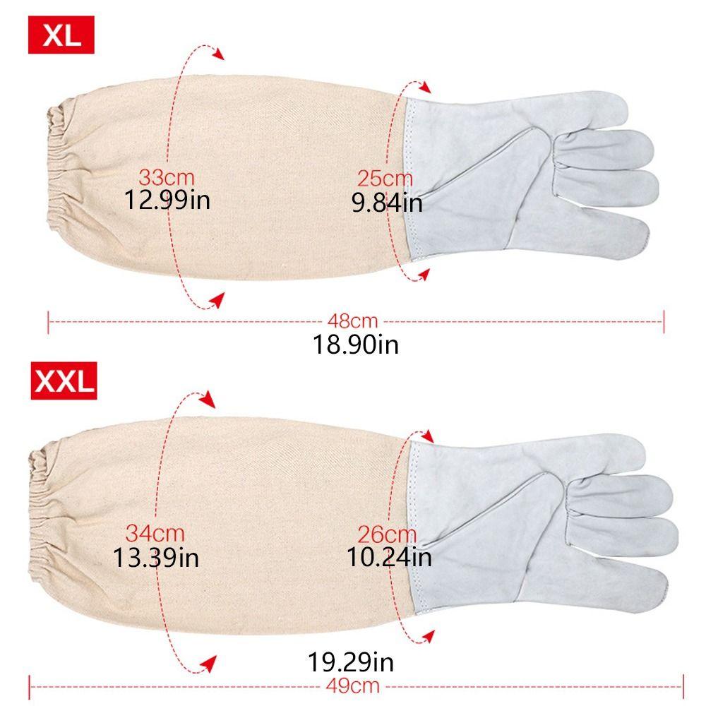 1 Pair Safe Anti-bee Gloves Professional Beehive Tools Beekeeping Gloves Beekeeping Tools