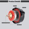 For Honda Yamaha Kawasaki Suzuki Polaris Ranger ATV Motorcycle High Pressure Radiator Cap 0.9~1.8 Bar With Temperature Gauge