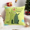 2Pcs Luxury Animal Plush Pillow Cover Soft Sofa Pillowcase Home Decor Pillow Shell  Bedroom
