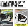 Car Rearview Mirror Wiper Stainless Steel Telescopic Retractable Layered Brush Head Window Wash Cleaning Brush Handheld Wiper