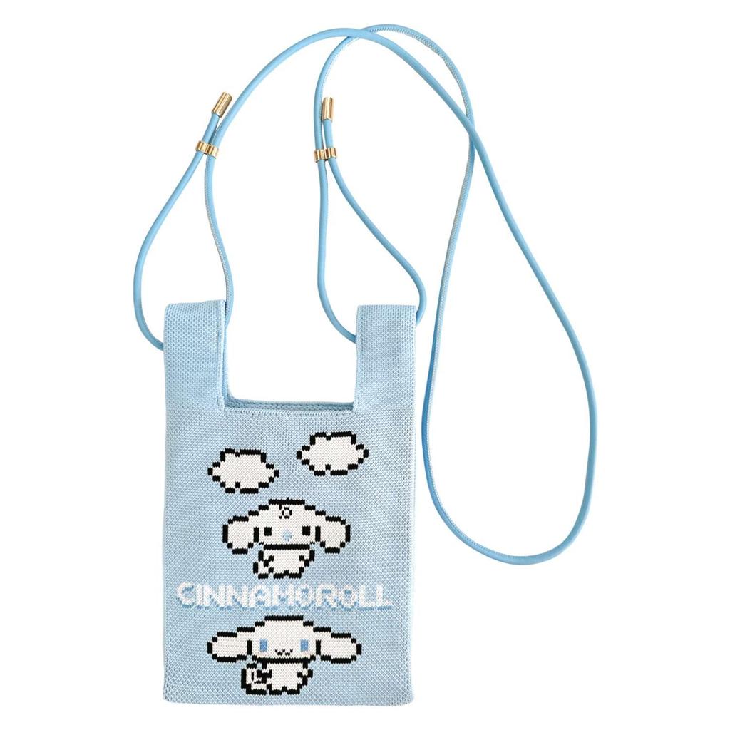Knitted Pochette with Shoulder Mini Tote IP BR Sanrio B 8397 Strap, Bag, Knit, Characters,