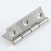 2Pcs Silvery Stainless Steel Hinge Door Connectors Cabinet Door Drawer Accessories Furniture Hinge Hardware Accessories