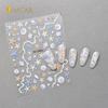 Shell Starfish Shell Nail Stickers Cute Starfish Decorative Stickers For Nails DIY 5D Self Adhesive Summer Manicure Decals