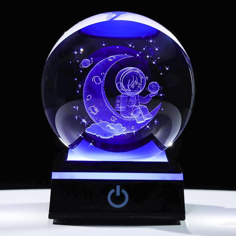 

Kertari K9 crystal ball 3D astronaut model cute birthday present male woman wife boyfriend she Popularity [Genuine product] Space interior figurine