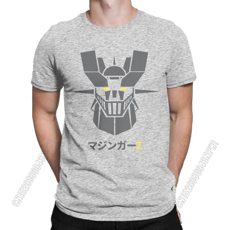 Camiseta Unisex Mazinger Z Robot Oscuro Vintage Algodón Puro Camisetas Elegantes Chic Camisetas Cuello Redondo Ropa