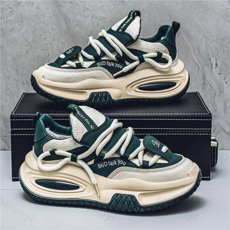 Men's Sports Casual Shoes 2026 Spring New Style Fashi Trend Comfortable Versatile N slip Shoes Thick Soled Platform sneakers