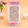 Kids' DIY 3D Acrylic Shiny Diamond Gem Crystal Stickers for Makeup & Decorations