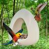 Waterdrop Shaped Birds Feeder for Outdoor Hanging Wild Birds Feeding House for Outside Garden Patio Backyard Decor