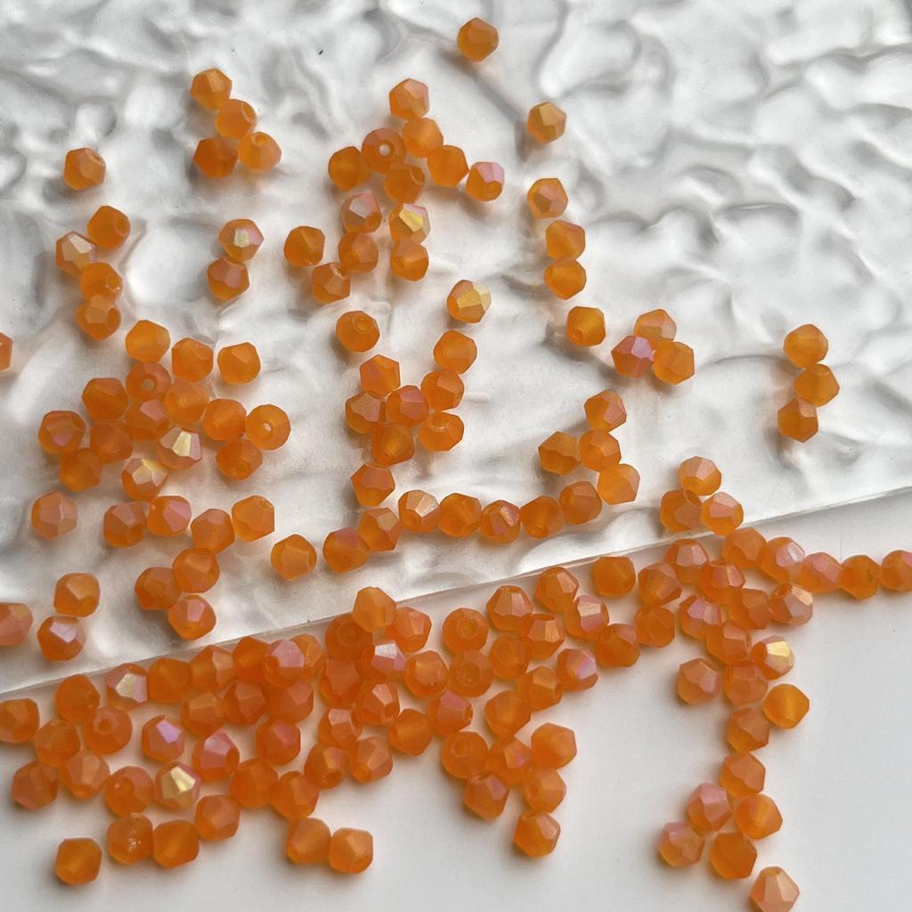 4mm Rhombus Loose Beads for DIY Jewelry: Bracelets, Necklaces, Earrings