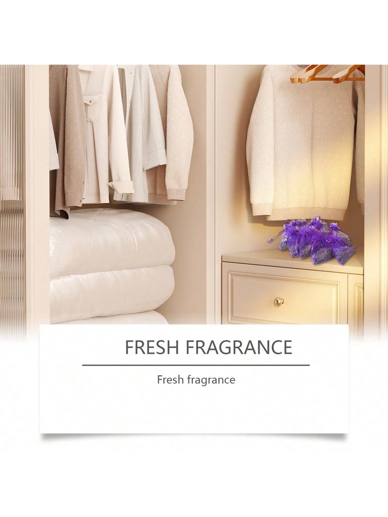 10PCS Lavender Sachet, Fresh Air, Long-Lasting Fragrance, Soothing And Relaxing, Convenient For Home
