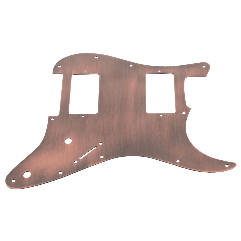 Guitars Copper HH Pickguard & Back Plate Tremolo Cavity Cover for ST Guitar