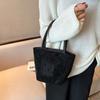 Elegant Sparkling Square Bag PU Bucket Handbag Fashion Bright Rhinestone Shoulder Bag  Shopping