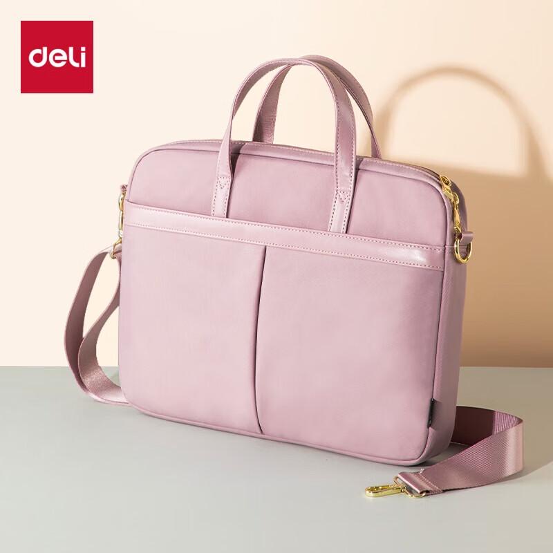 Deli BG103 Pink Business Document Briefcase