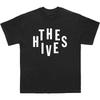 T-shirt Hives Logo Sovrapposto Nera Nuova Unisex