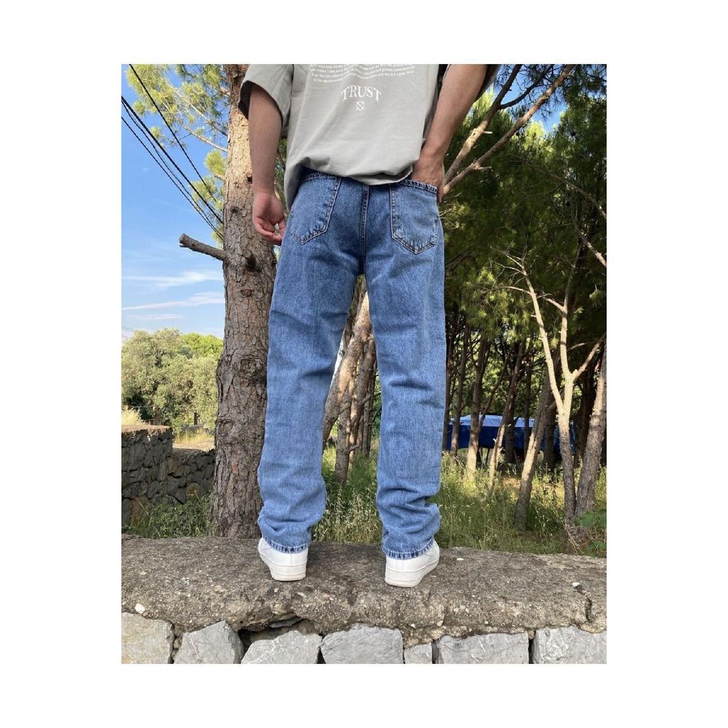 Washed Black Baggy Trousers