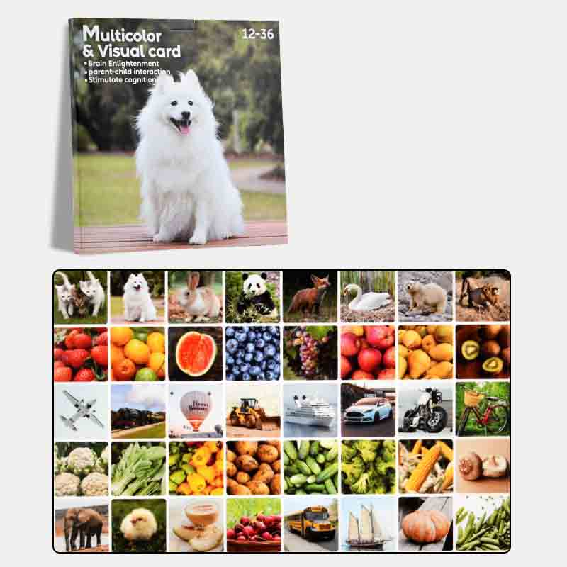 Baby Visual Stimulation Cards Montessori High Contrast Flash Card Infant Gift For Children Cognition Toy