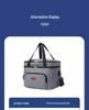 Extra-Large Double-Layer Insulated Picnic Bag - Thick, Waterproof, and Cold-Keeping Lunch Carrier with Ice Pack