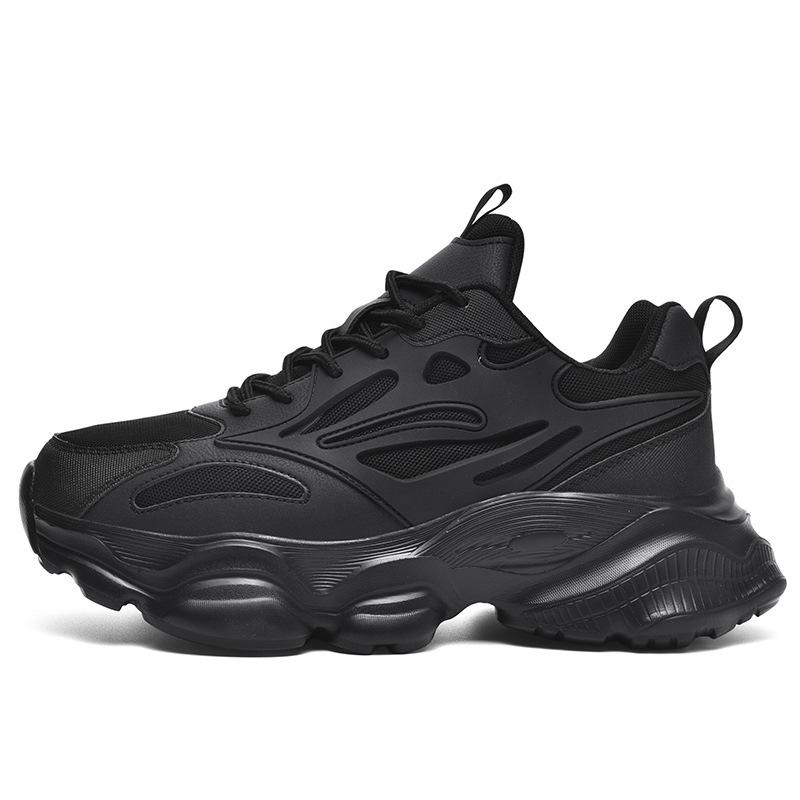 Autumn and winter large size 48 sports shoes thick sole heightening men's shoes foreign trade trend versatile light casual dad shoes men