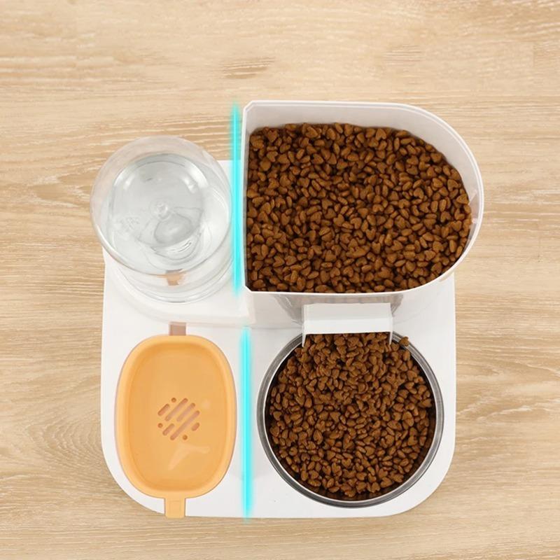 Cat Automatic Feeder Cat Water Dispenser Cat Bowl Dog Food Basin Automatic Feeder Cat Food Feeder
