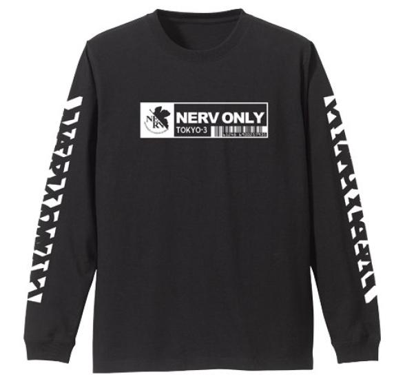 

Cospa EVANGELION Nerf Ribbed Long Sleeve T-shirt BLACK L size