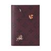 Monogram Forest Coated Canvas Passport Holder Men Accessories Burgundy M27099