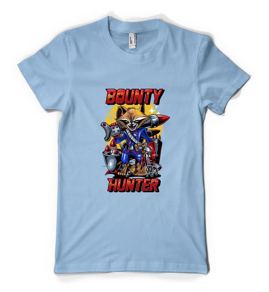 

Bounty Hunter Rocket Raccoon Guardians Galaxy Personalised Adult And Kids TShirt XL