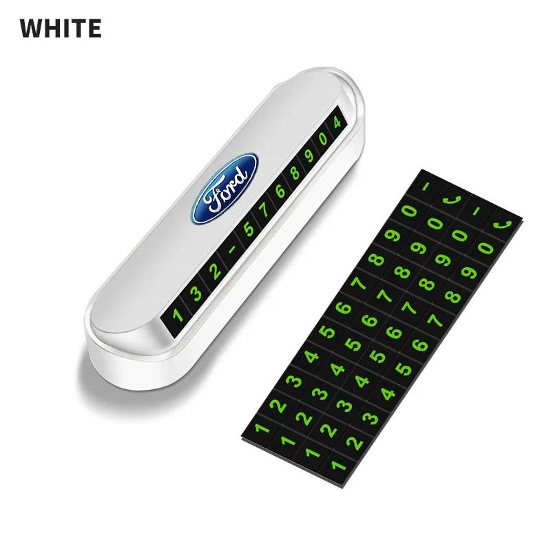 

Hot 2025 Hot For Ford New Car Temporary Parking Card Phone Number Card Plate For Ford B-Max cmax smax KA st line Galaxy Explorer
