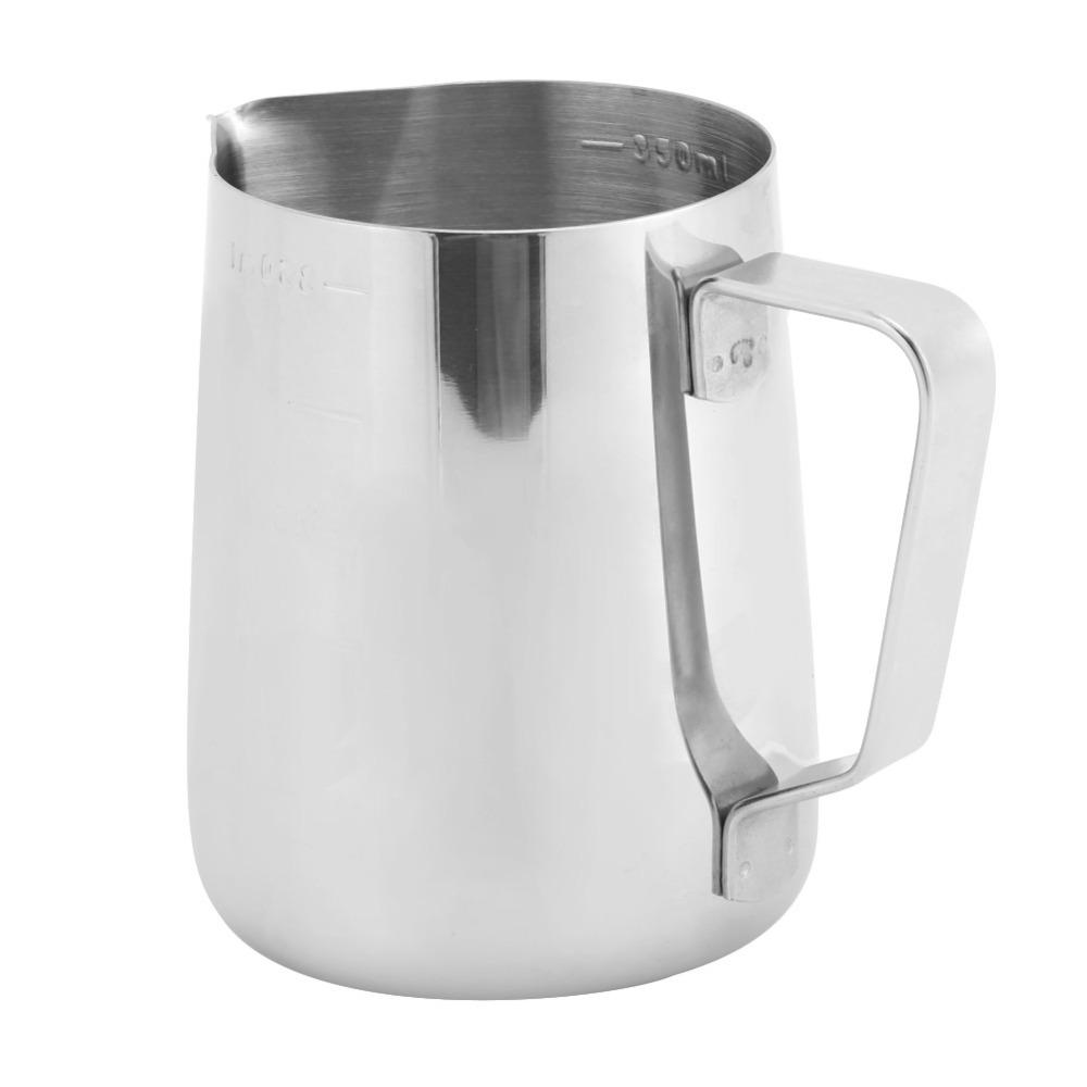 Stainless Steel Milk Frothing Cup Sharp Spout Milk Frothing Jug Steaming Pitcher  Cappuccino Making