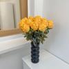 Artificial Roses Realistic Faux Flowers with Bendable Stems Fake Roses In Bulk for Home Vase Wedding Centerpiece Party Decor