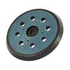 Orbital Sander 5 Inch Backing Pad with 8 Vacuum Holes and 4 Nail Fixtures for Stable Abrasive Paper Grip and Dust Collection