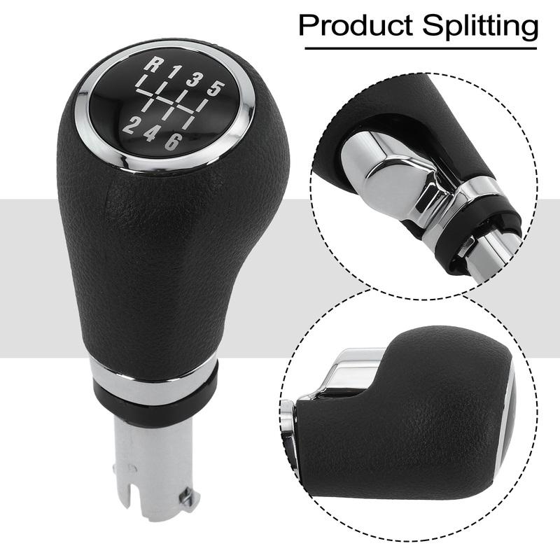 6-speed Shift Knob Plastic Black Manual Shift Lever Shift Knob Ball For Chevrolet For Trax 2011- Interior Parts