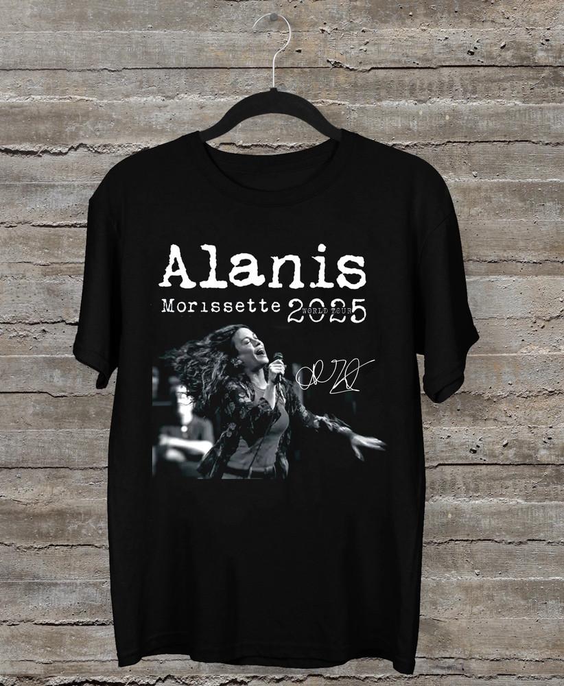 Vintage Alanis Morissette Tour 2025 Tshirt All Size S to 5XL NZL072 FREE SHIP Unisex T-Shirt XXL