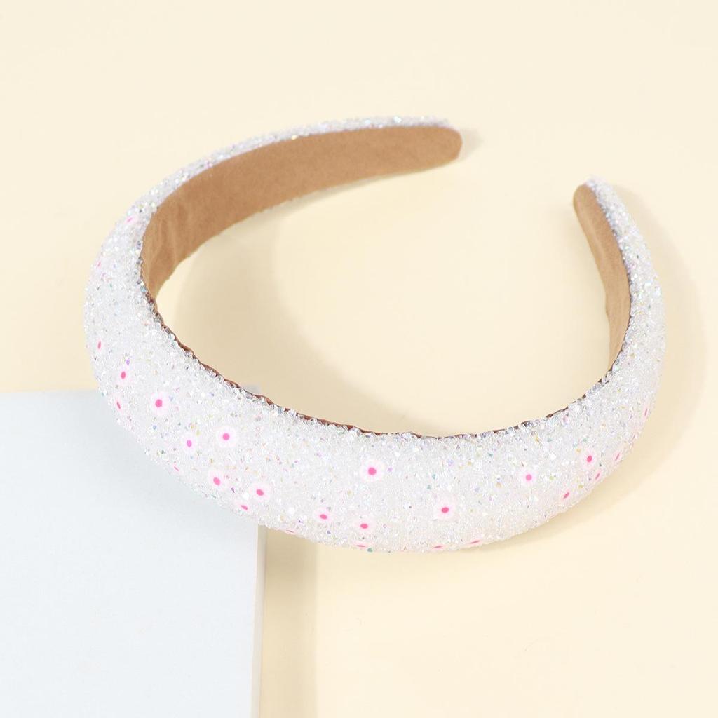 Shiny Pearl & Diamond Headband for Ladies - European & American Style