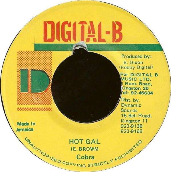 

7inch Record MAD COBRA - Hot Gal NONE Digital-B Jamaica Reggae, Ska & Dub Used