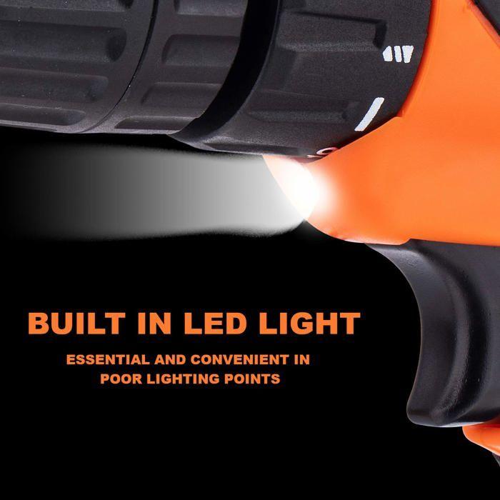 Perceuse - TOPWAY - localisation-B08C5465T2 - 12V - 1,3Ah - 1350 tr/min