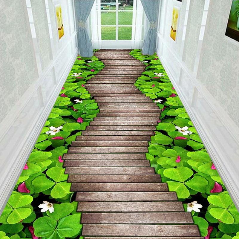 Moderner Minimalistischer 3D Hotel Flur Teppich Flur Eingangsteppich Zuhause Flur Bodenmatte
