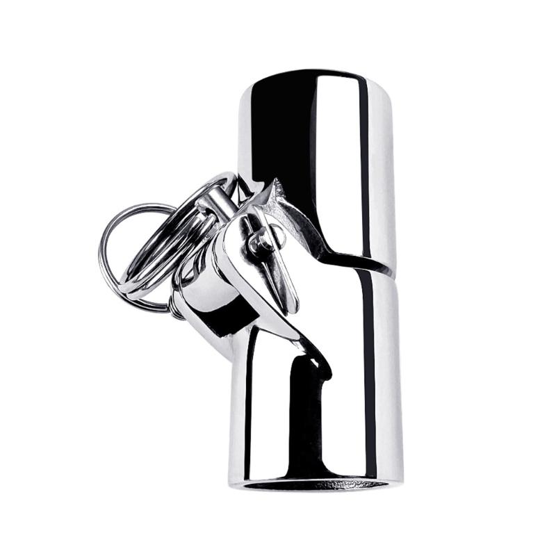 Easy To Install Steel Tube Connector Marine Hardware Fitting Upgrades for Foldable  Awnings Bimini Top  & Marine Equipment