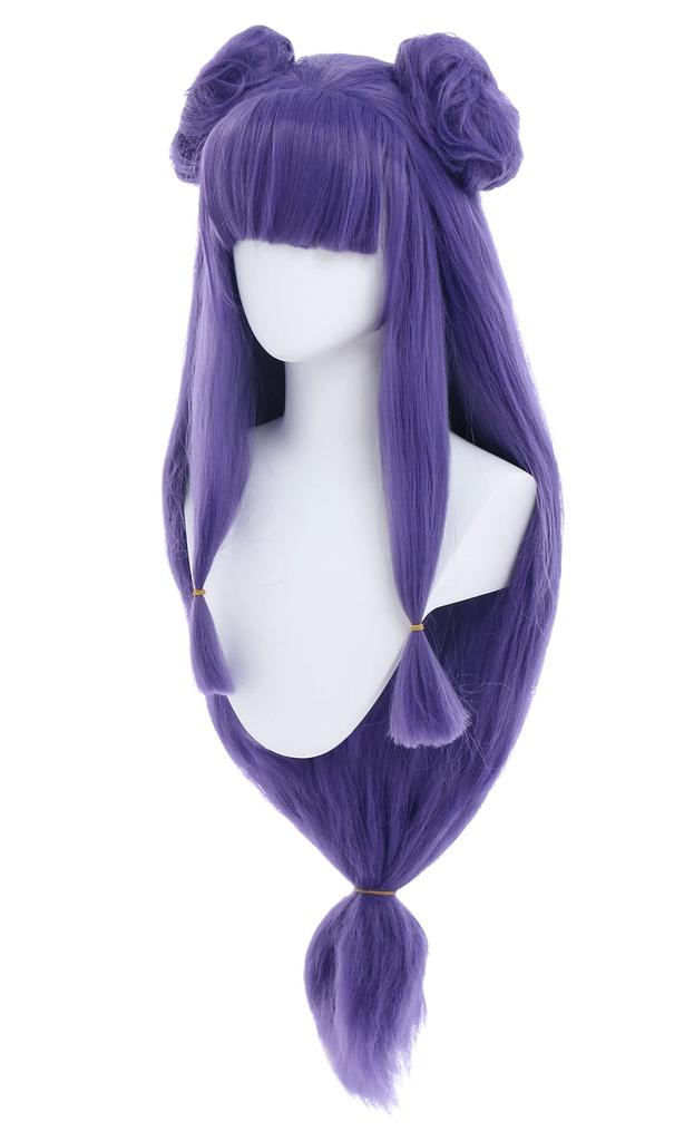 Miccostumes Wig, Anime Cosplay Wig, Long Bangs, Twin Tail, Natural, Slimming Face Effect, Cute, Party, Event