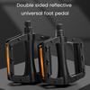 2Pcs Bike Pedal Universal Lightweight Left Right Mountain Road Folding Bicycle Flat Pedal Platform Bike Replacement Accessories