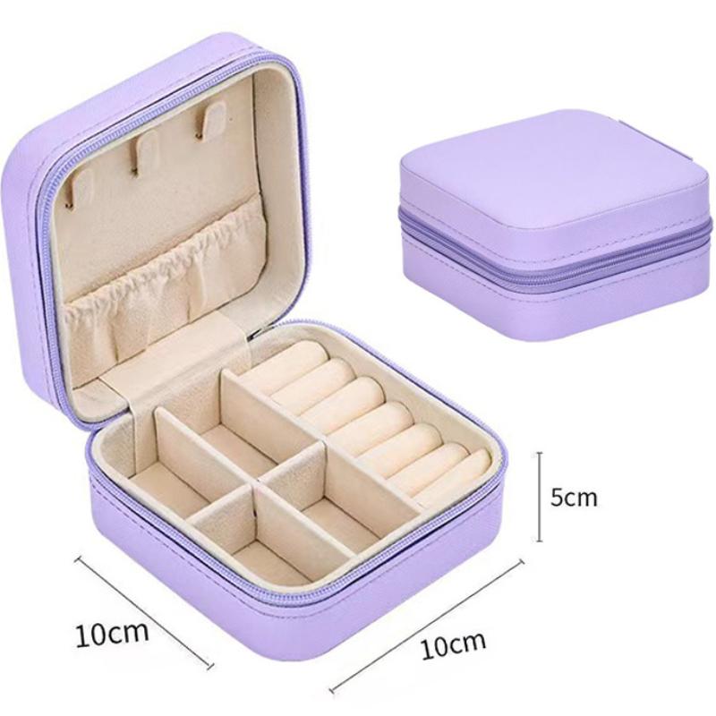 Schmuck Organizer Display Reise Schmuck Fall Boxen Tragbare Schmuck Box Leder Lagerung Joyeros Organizador De Joyas