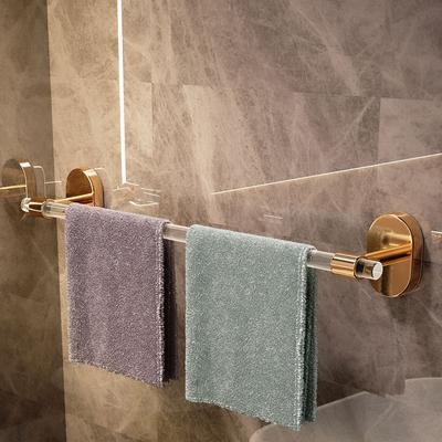 Gold Silver Bath Towel Bar Roll Tissue Paper Holder Rack For Bathroom Storage Shelf Hanger Toilet Toiletries Kitchen Accessories